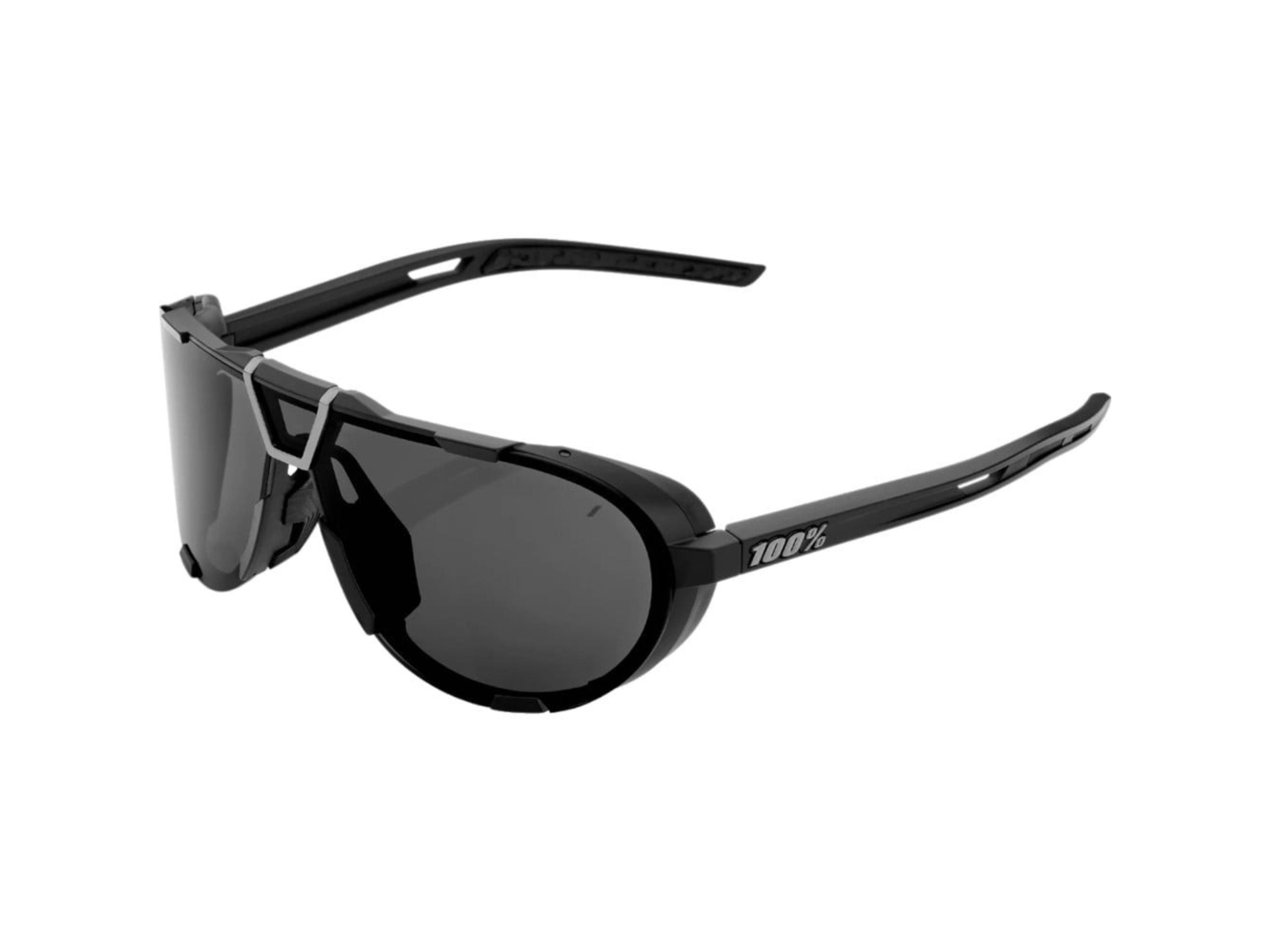 100% Westcraft Matte Black Chrome w/ Smoke Lens