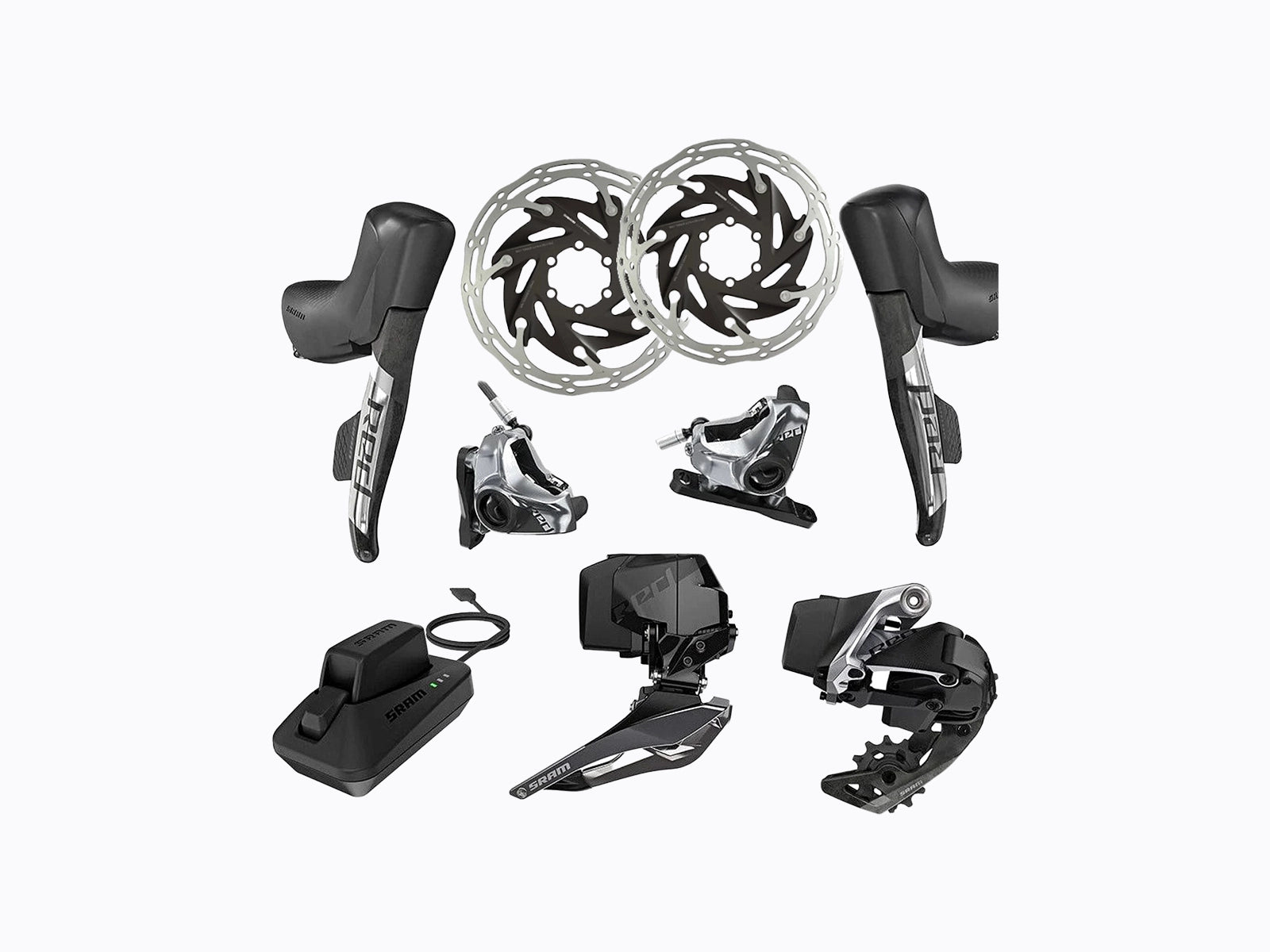 SRAM RED eTap AXS 2X HRD Centerlock Upgrade Kit (FD/RD/HRD/Battery/Charger)