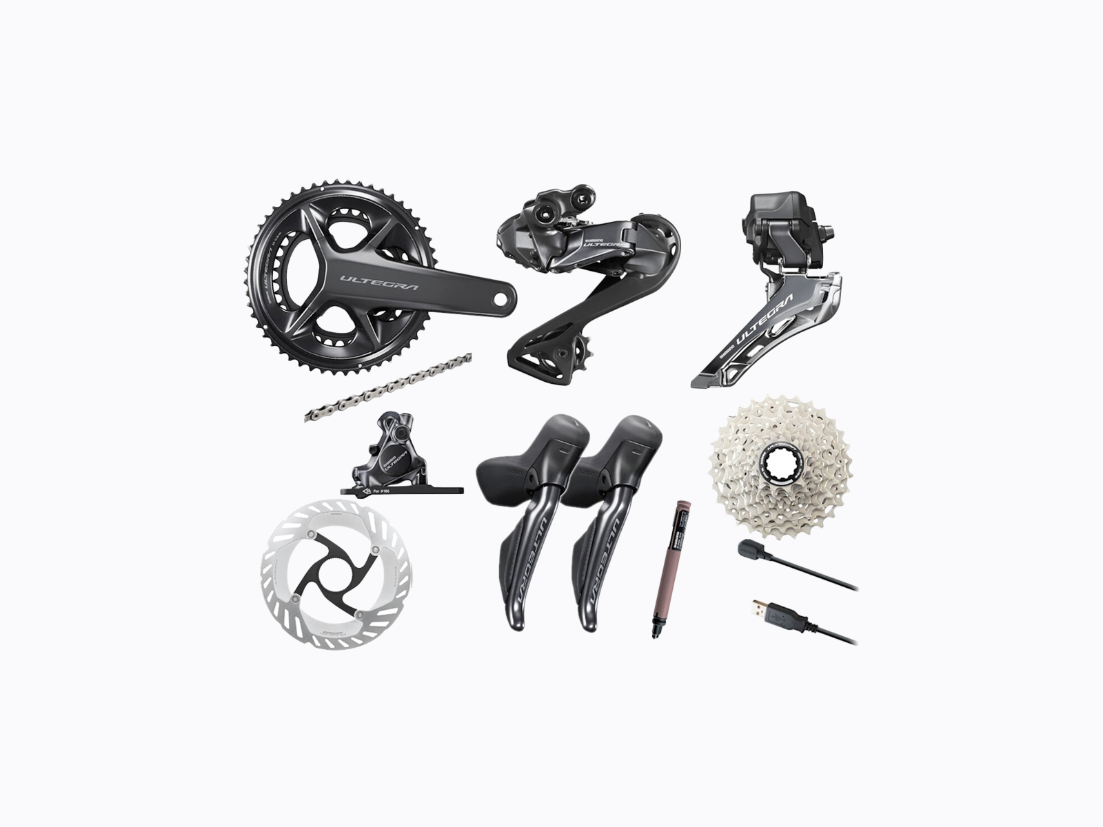 Shimano Ultegra R8100 Di2 12 Speed Disc Groupset