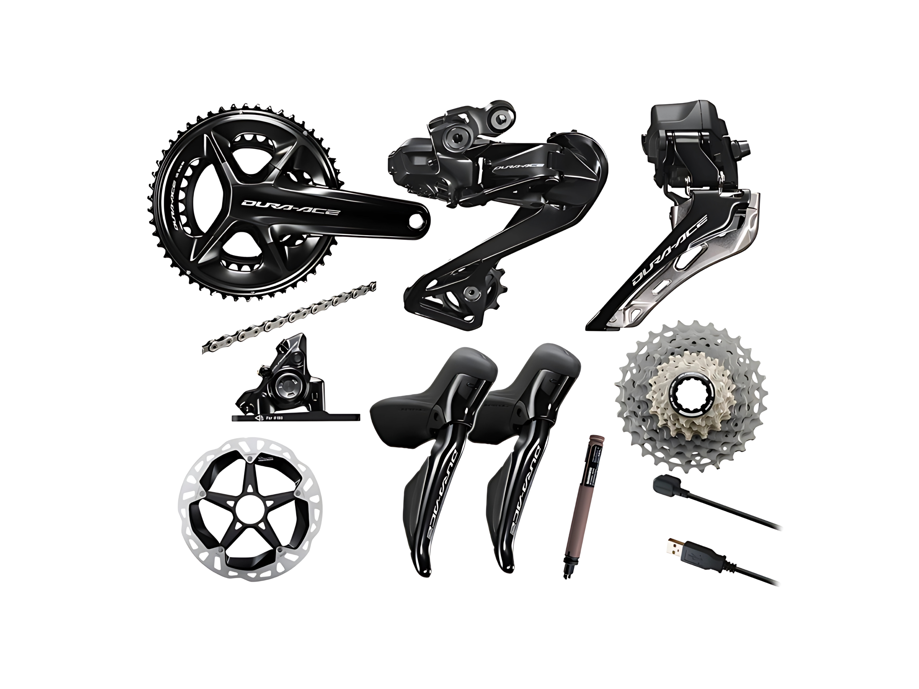 Shimano Dura-Ace R9200 Di2 12 Speed Disc Groupset 172.5mm w/Power Meter