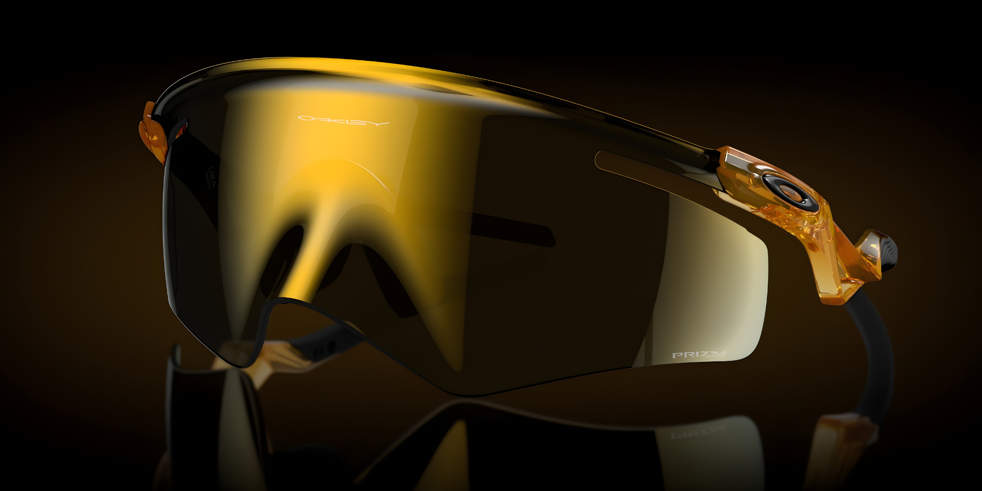 Oakley QNTM Kato Trans LT Curry w/ Prizm 24K Lens