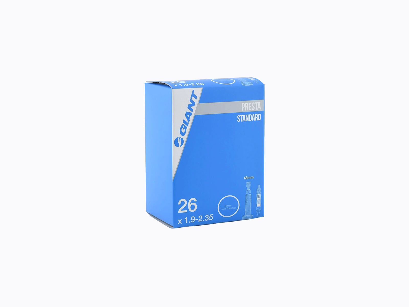 Giant Inner Tube 26 x 1.9-2.35 Presta Valve 48mm Threaded
