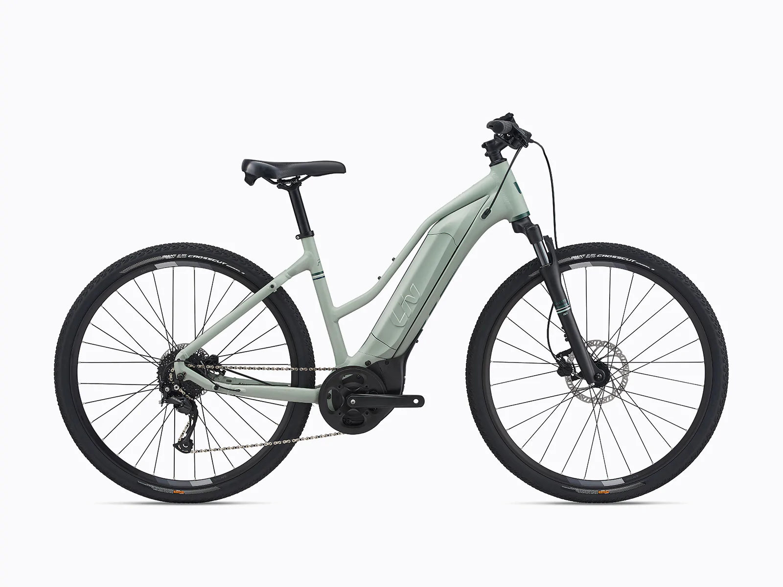 image shows liv rove e+, a ladys ebike sold by giant ride, a melbourne based bike shop