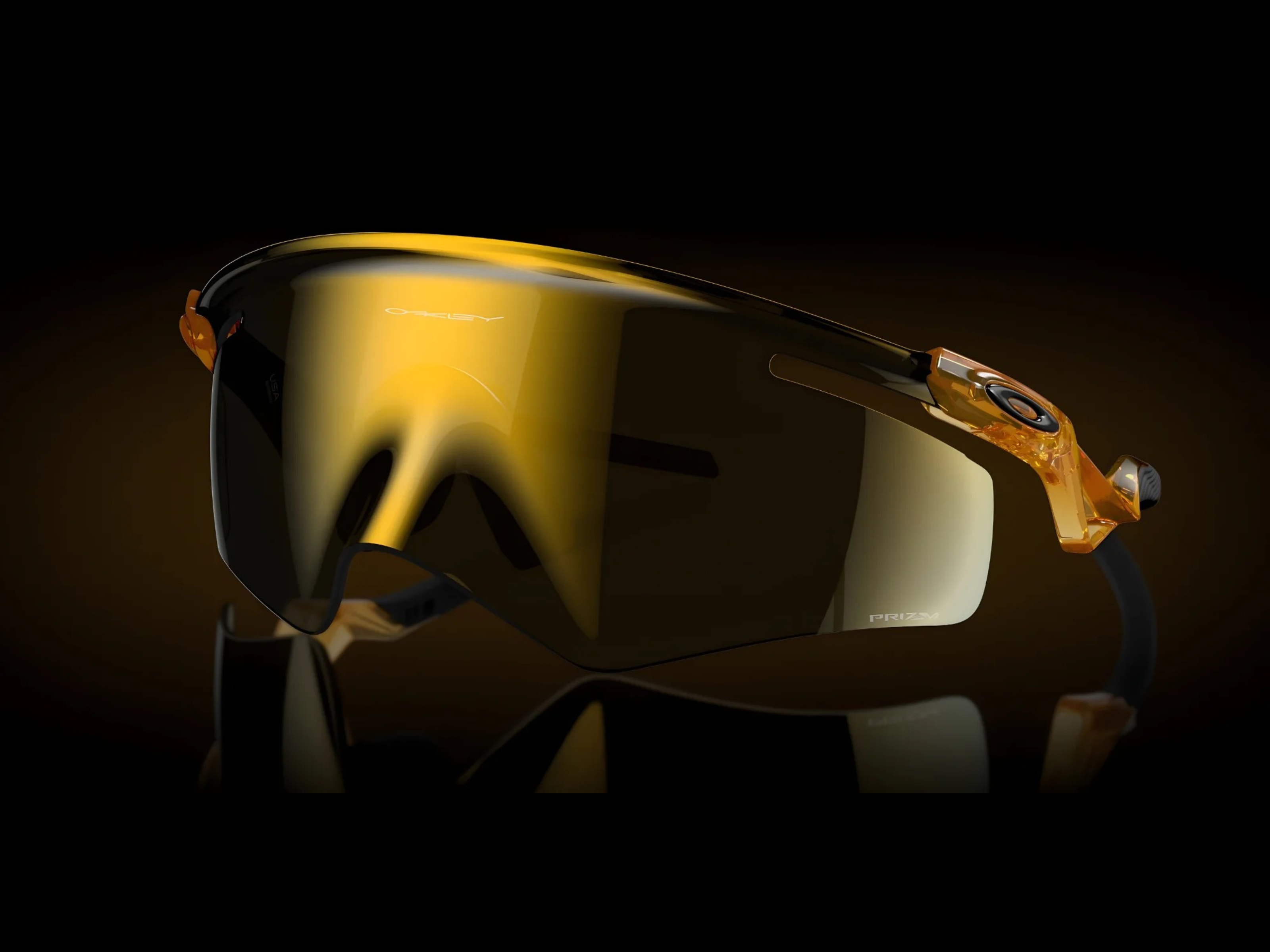 Oakley QNTM Kato Trans LT Curry w/ Prizm 24K Lens