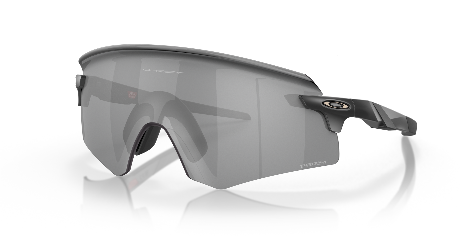 Oakley Encoder Matte Carbon w/ Prizm Black Road Lens